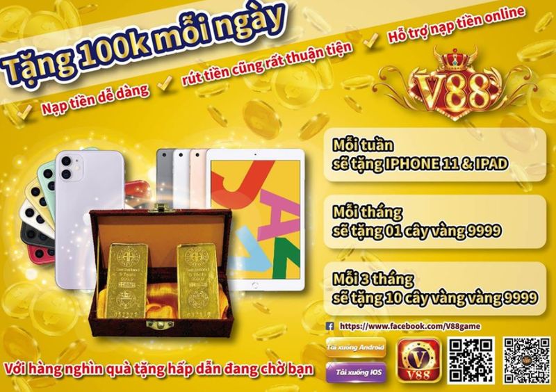 Các sản phẩm game có tại V88vn