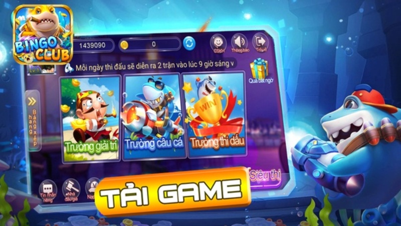 Các tựa game có trên cổng game BinGo Club  