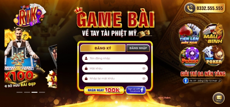 Giới thiệu game đánh bài đổi thưởng RikVip Club