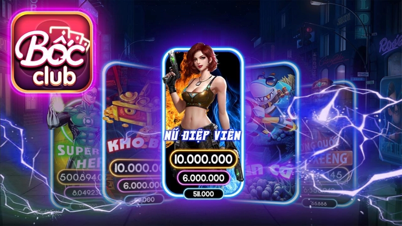 Kho game hấp dẫn chỉ có tại Bốc Fan Vip