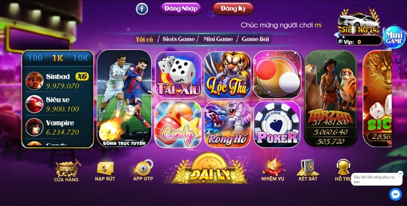 Link tải game đổi thưởng SieuNo trên PC và Mobile