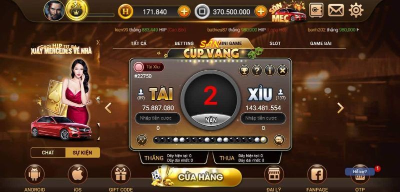 Siêu phẩm game cá cược chỉ có tại Hip.Club