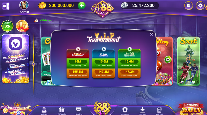 Thiên đường game cực chất chỉ có tại W88 Vin