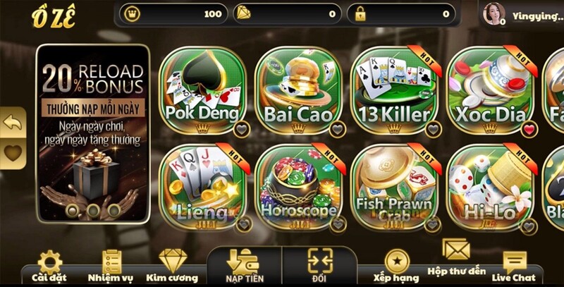 Tổng quan về cổng game Oze6868